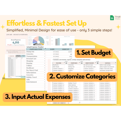 Weekly Budget Planner Google Sheets