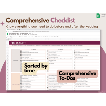 Wedding Planning Spreadsheet Google Sheets