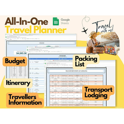 Travel Spreadsheet Template Google Sheets