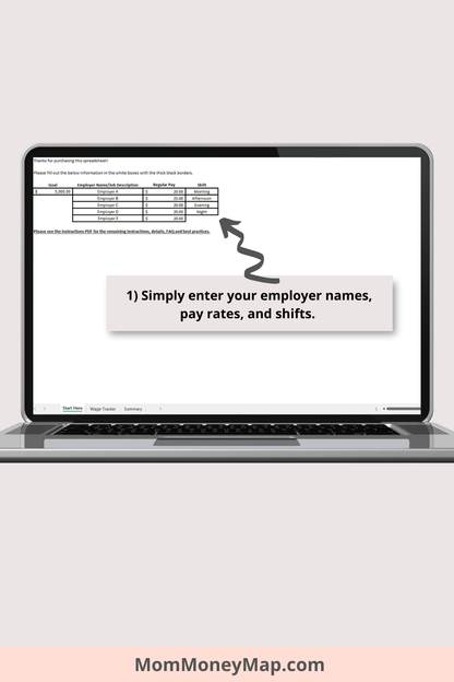 Wage Tracker Excel Spreadsheet