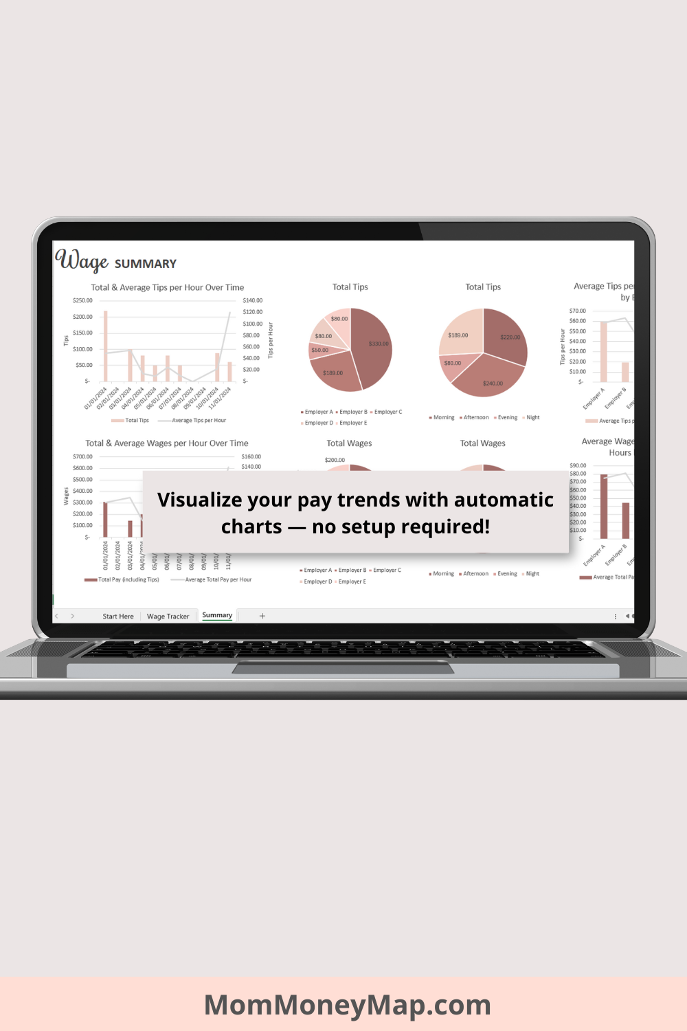 Wage Tracker Excel Spreadsheet