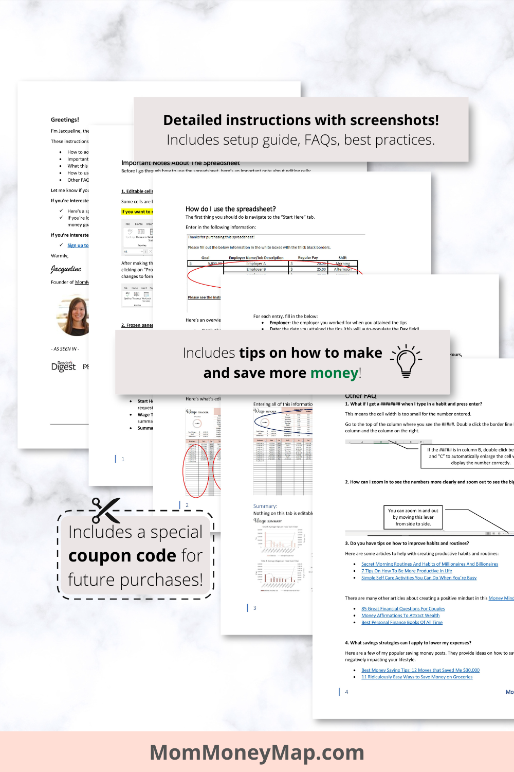 Wage Tracker Excel Spreadsheet